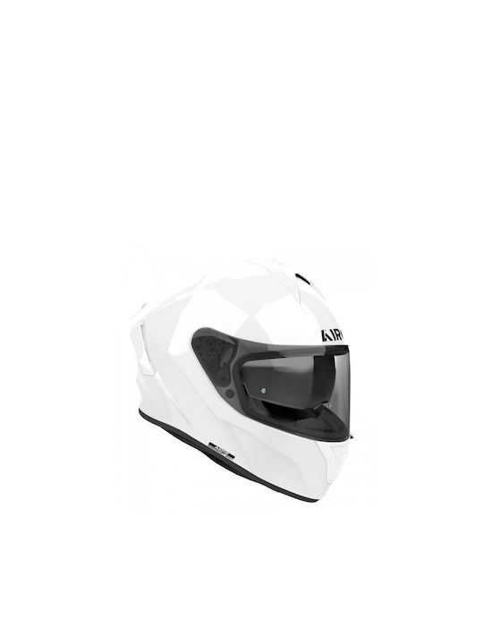 Airoh Spark 2 White Gloss Motorcycle Helmet Full Face ECE 22.06 1590gr with Pinlock and Sunvisor
