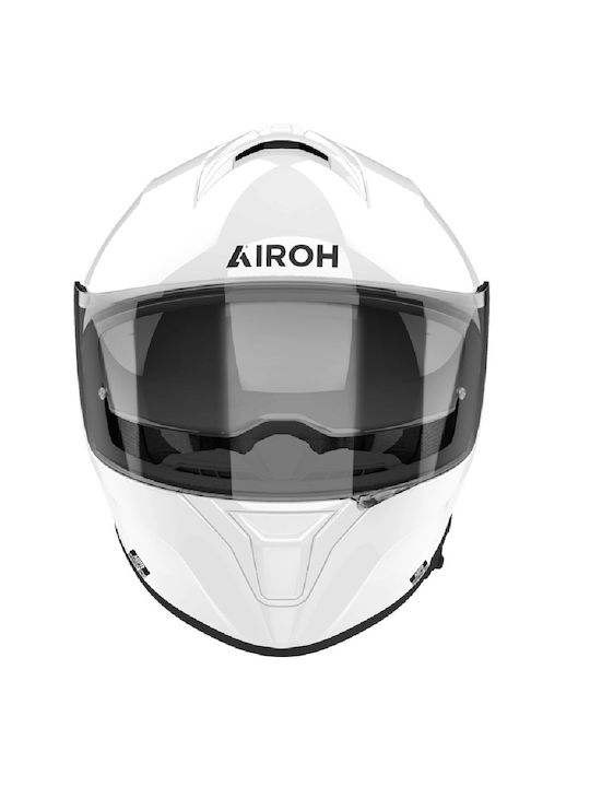 Airoh Spark 2 White Gloss Motorradhelm Volles Gesicht ECE 22.06 1590gr mit Pinlock und Sonnenblende