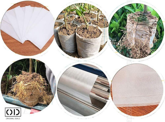 Seed Seedling Germination Bags Vegetables Fruits Premium Biodegradable Material Set 100 Pieces Size 10 X 8 Cm Original Deals