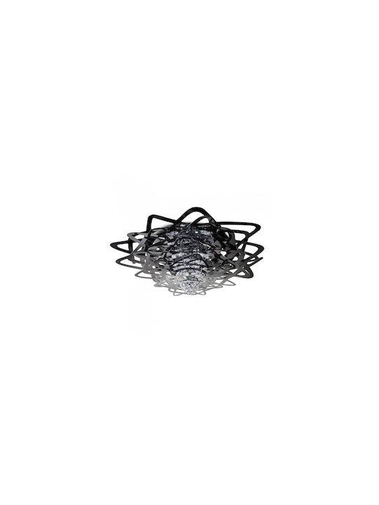 Slamp Aurora Mini Ceiling Mount Light 60cm Black with Socket E27