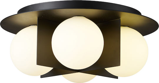 ARlight Deckenleuchte Schwarz mit Fassung G9