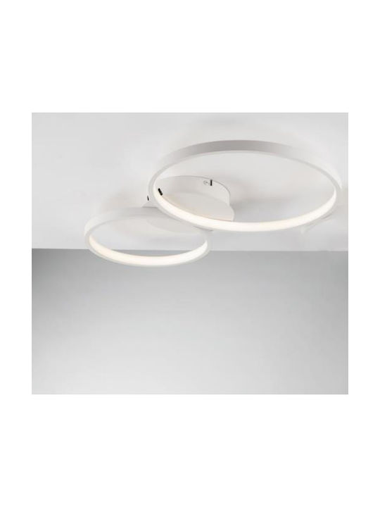 Fan Europe Led Mount Ceiling Light 60cm White with Integrated LED