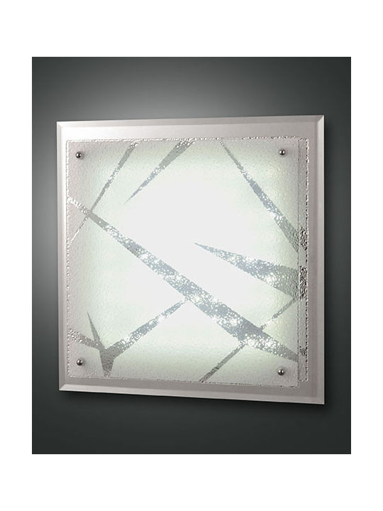 Fabas Luce Galaxy Deckenleuchte Silber mit Integrierter LED