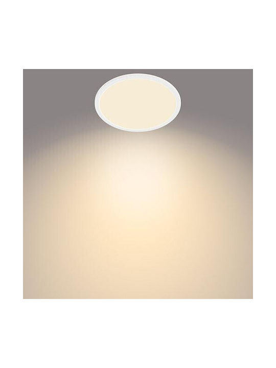 Philips Ceiling Mount Light Bathroom 25cm White with Integrated LED