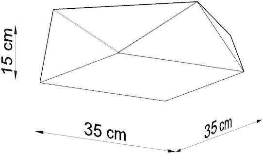 Sollux Hexa Πλαφονιέρα