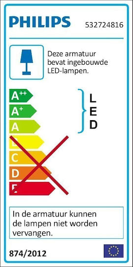 Lustră încastrată Philips Sharatan 20W LED