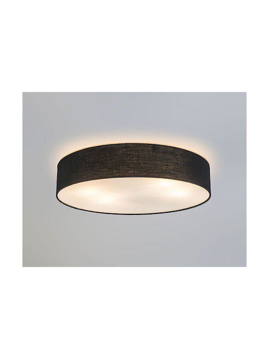 VK Lighting Ceiling Mount Light 30cm Black with Integrated LED