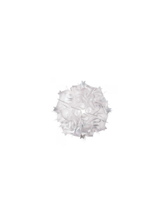 Slamp Veli Mini Opal Ceiling Mount Light White with Socket E14
