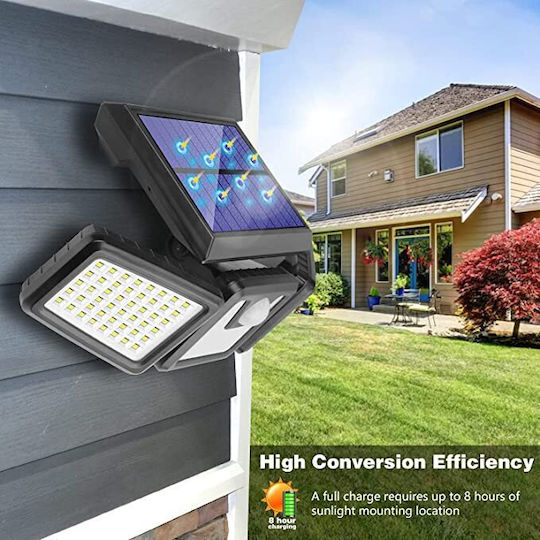 Led Solar Lamp Adjustable Trio Model Twilight Sensor Motion Sensor