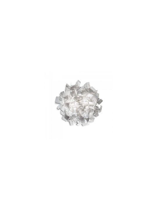 Slamp Clizia Large Fume Ceiling Mount Light Transparent with Socket E27