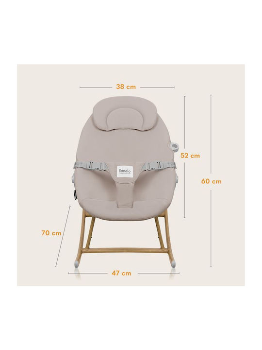 Lionelo Handbuch Baby Relax Dalia Rocker Beige Sand für Kind bis 9kg