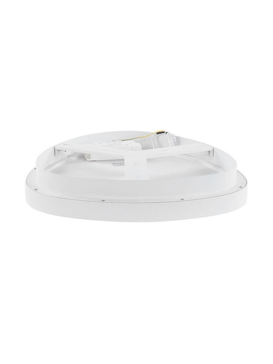 Beliani Deckenleuchte Weiß mit Integrierter LED