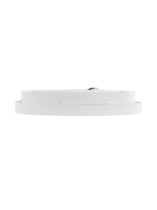 Beliani Deckenleuchte Weiß mit Integrierter LED