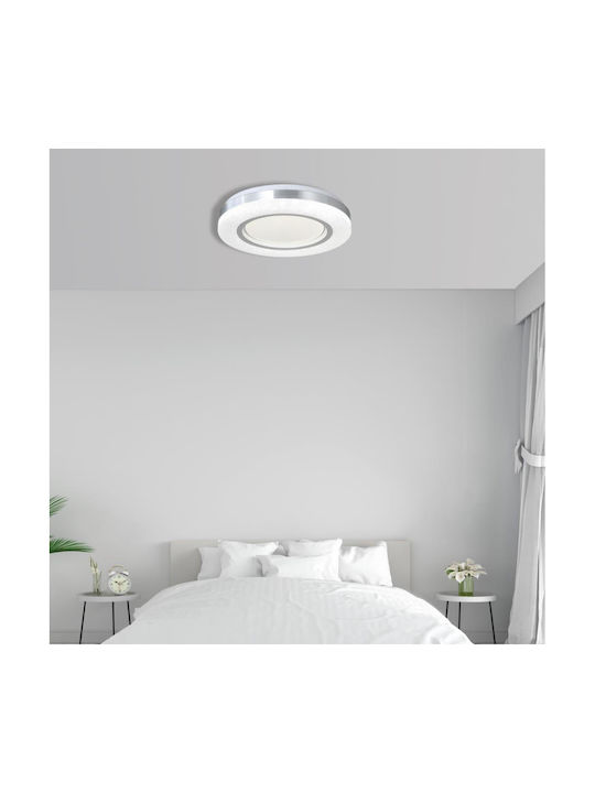 Inlight 72w 3cct Ceiling Mount Light 50cm White with Integrated LED