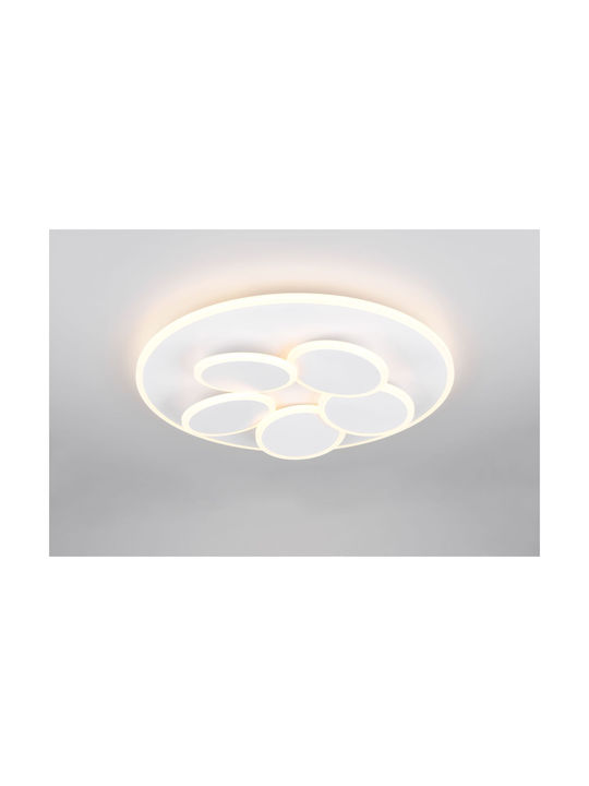 Trio Lighting Plafonieră de Tavan 49buc Albă cu LED Integrat și Telecomandă