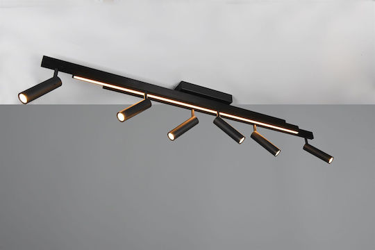 Trio Lighting LED Warm to Cool White Spot with 6 Lights in Black Color