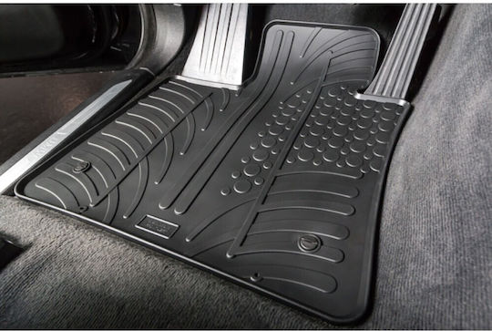 Set of Front and Rear Mats 4pcs for Seat Exeo Audi A4 2001 2006 Black