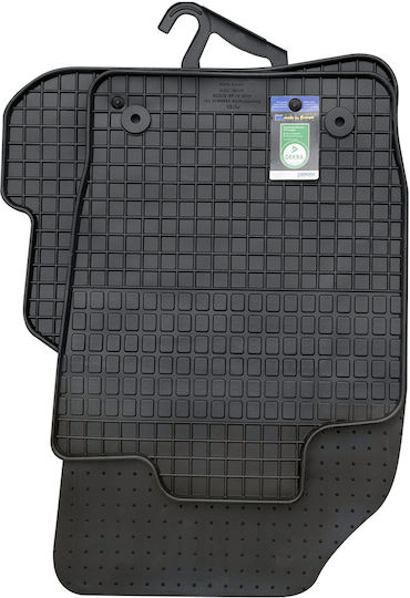Petex Set of Front and Rear Mats 4pcs for Audi A1 2010 Black
