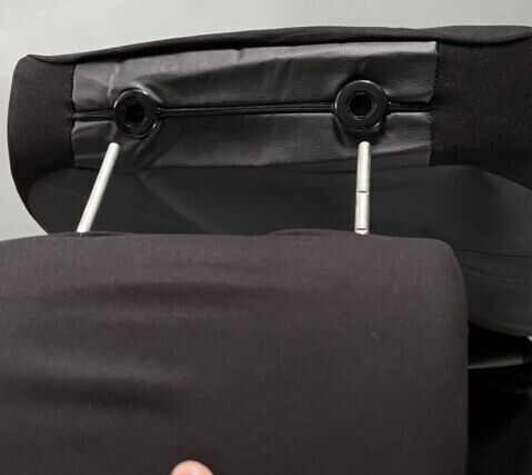 Waterproof Car Cover Set 8pcs Leatherette Black