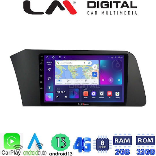 LM Digital Auto-Audiosystem für Hyundai Elantra 2020+ (Bluetooth/USB/WiFi/GPS/Apple-Carplay/Android-Auto) mit Touchscreen 9"