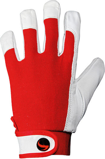 Stenso Gilt Leather Safety Gloves Red 70132003.10