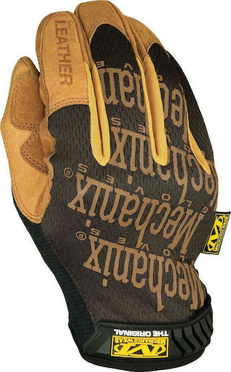 Mechanix Wear Durahide Γάντια Εργασίας Καφέ Δερμάτινα XXL