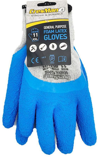 Cresman Gloves for Work Blue 1pcs