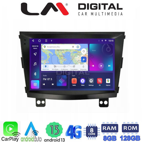 LM Digital Car Audio System for Daewoo Korando Ssangyong Tivoli / Korando Tivoli – XVL 2019 (Bluetooth/USB/AUX/WiFi/GPS/Apple-Carplay/Android-Auto) with Touch Screen 9"