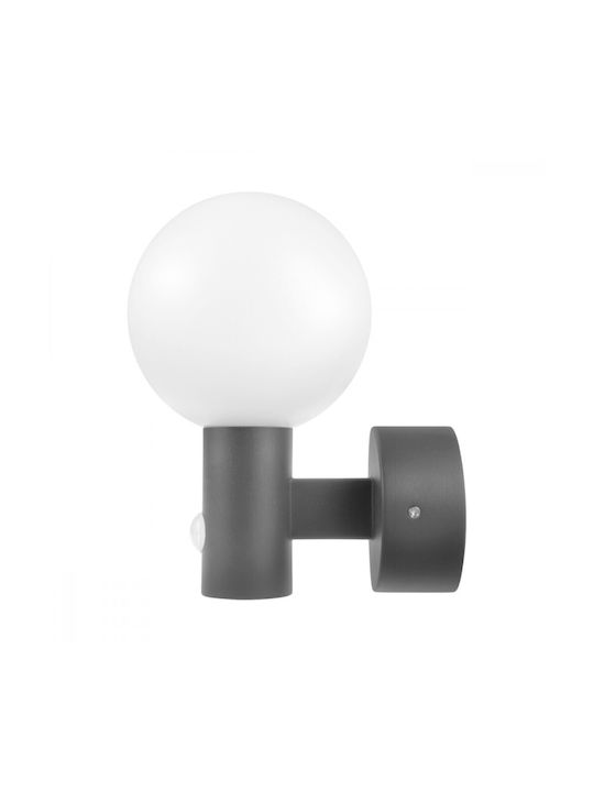 Maclean Energy Wasserdicht Deckenleuchte für den Außenbereich mit integriertem LED in Gray Farbe MCE515