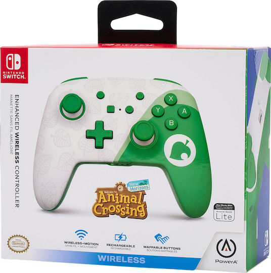 PowerA Enhanced Wireless Gamepad for Switch Animal Crossing Nook