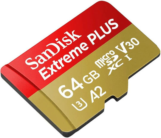 Sandisk Extreme Pro microSDXC 64GB U3 V30 A2 UHS-I 200MB/s with Adapter