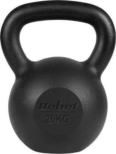 26kg Cast Iron Kettlebell Rebel Active