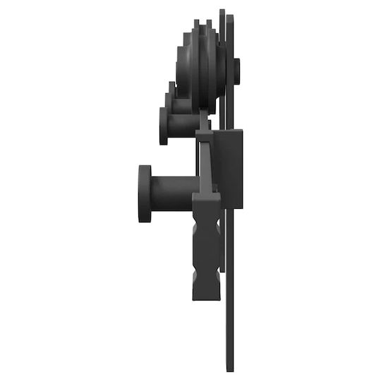 vidaXL Sliding Door Mechanism For Door 183cm Black