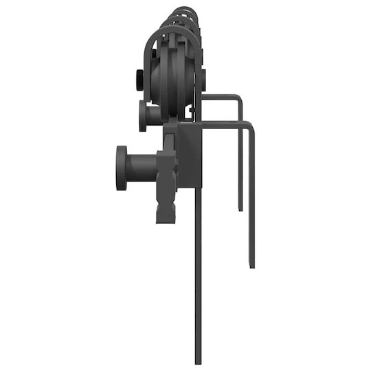 vidaXL Μηχανισμός Συρόμενης Μεσόπορτας 183cm Μαύρος