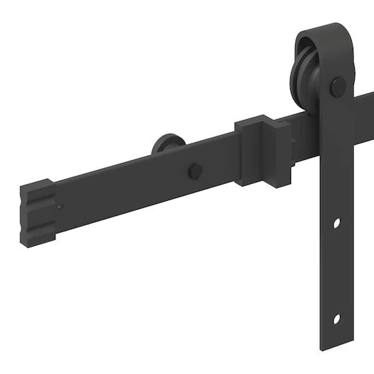 vidaXL Μηχανισμός Συρόμενης Μεσόπορτας 152.5cm Μαύρος