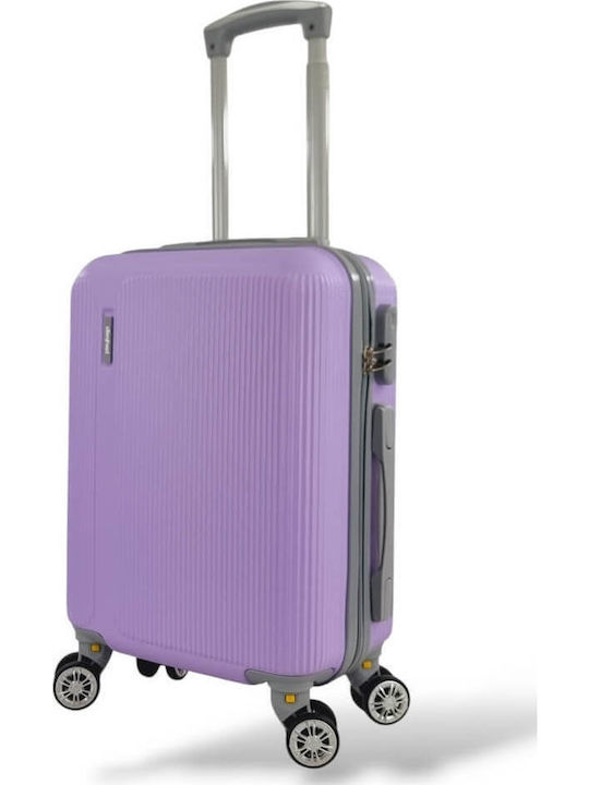 Playbags Cabin Travel Suitcase Hard Lila with 4 Wheels Height 52cm ps1867-18