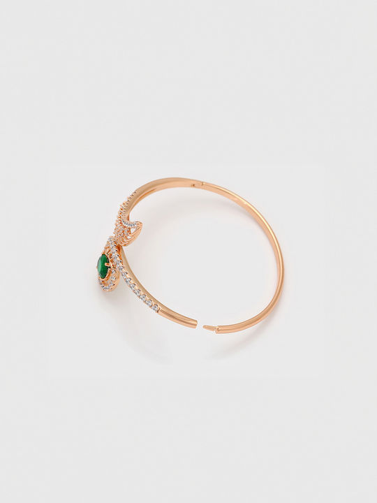 Chrysothemiss Women's Bracelet Gold Plated with Zircon