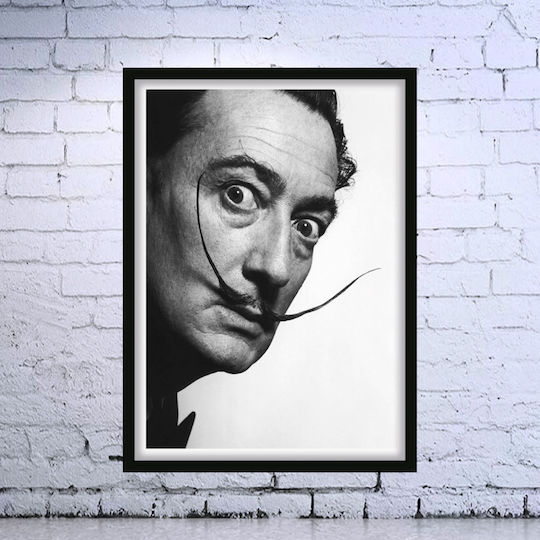 Poster Salvador Dalí Prt015 21cm X 30cm Μαύρο Ξύλινο Κάδρο