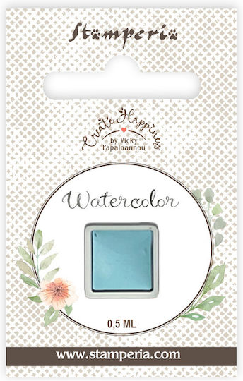 Παστίλια Ακουαρέλας 0,5ml Stamperia Light Blue