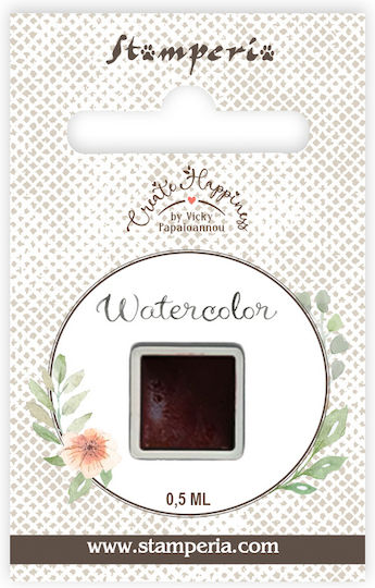 Παστίλια Ακουαρέλας 0,5ml Stamperia Crimson