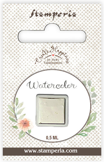 Stamperia Aquarellnapf 0,5 ml Weiß