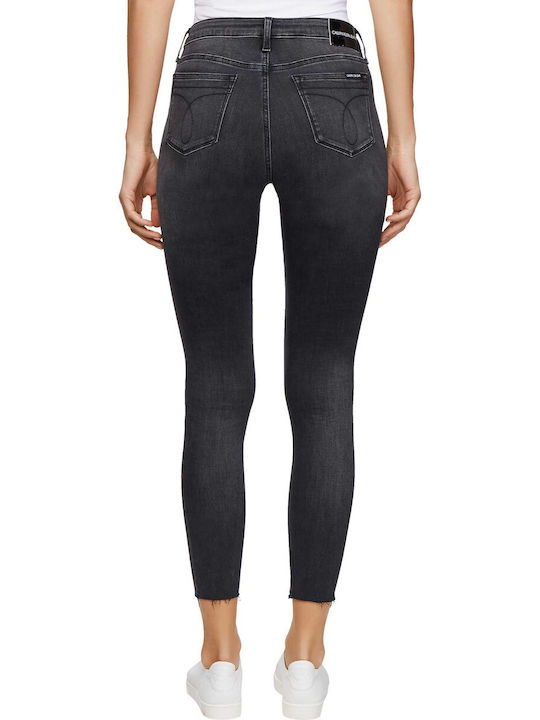 Calvin Klein Women's Jean Trousers in Regular Fit Black