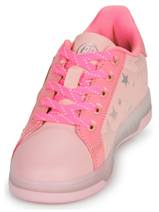 Παιδικά Sneakers με Ροδάκια Ροζ