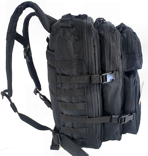Tac Maven Laser LG Military Backpack Backpack made of Polyester Black 51lt