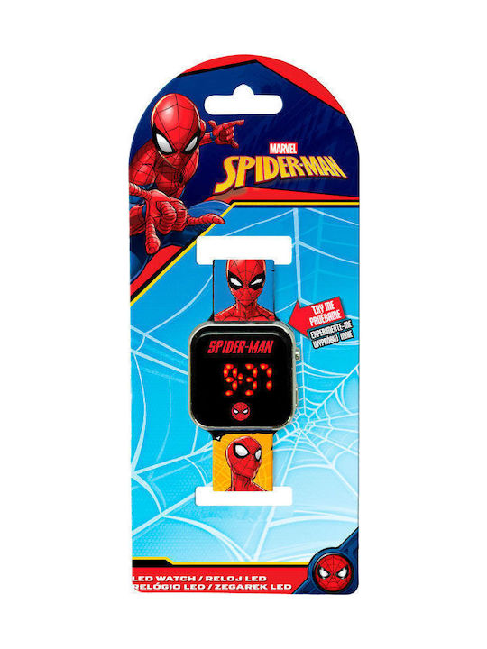 Spiderman Παιδικό Ρολόι 35mm Κόκκινο