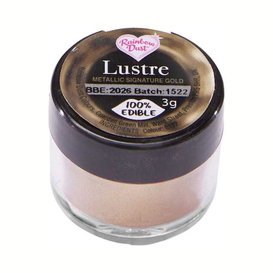 Confectionery Powder Metallic Rainbow Dust 3g Ivory
