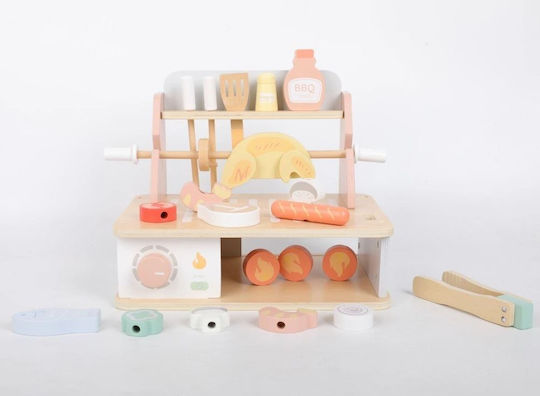 Elineli Montessori Ξύλινη Ψησταριά Παιδιά Αξεσουάρ – Set Bbq