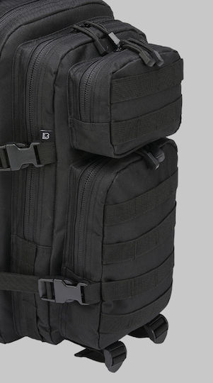 Brandit Militärischer Rucksack Rucksack aus Polyester Schwarz 25Es
