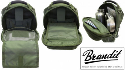 Brandit Us Cooper EDC Sling Military Pouch Chest made of Polyester Woodland Green 8lt