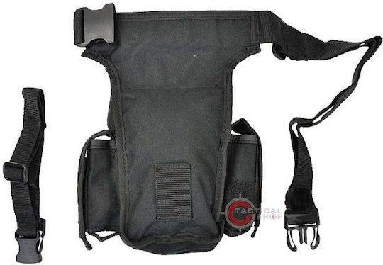 Mil-Tec Στρατιωτικό Τσαντάκι Μηρού από Cordura Μαύρο